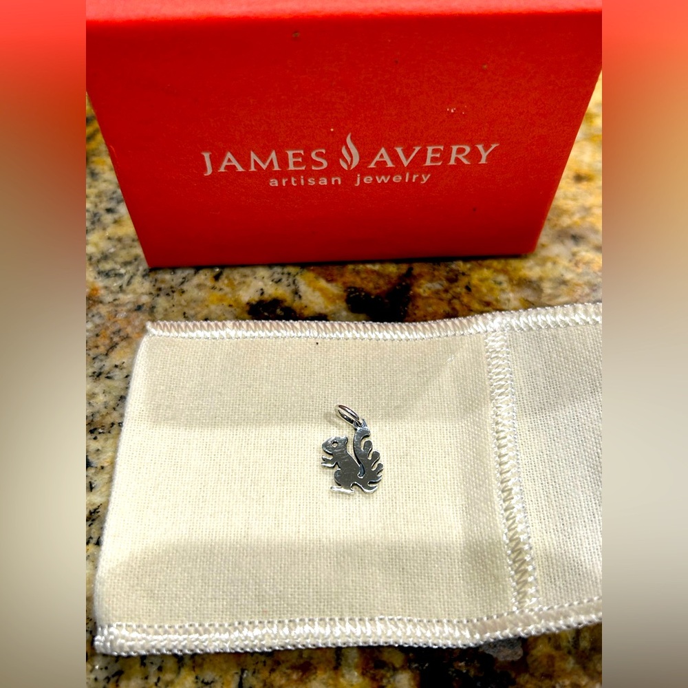James Avery squirrel charm